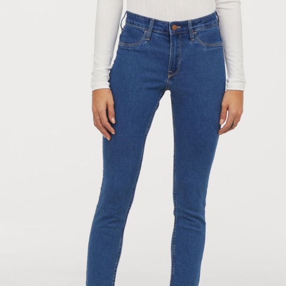 &Denim Skinny ankle Regular Waist Jeans